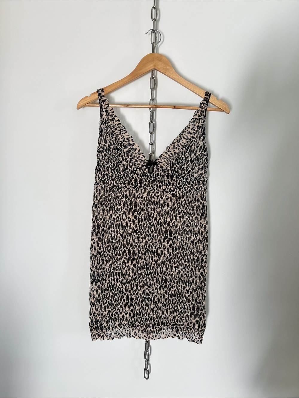 Victoria’s Secret Lace Leopard Slip Dress